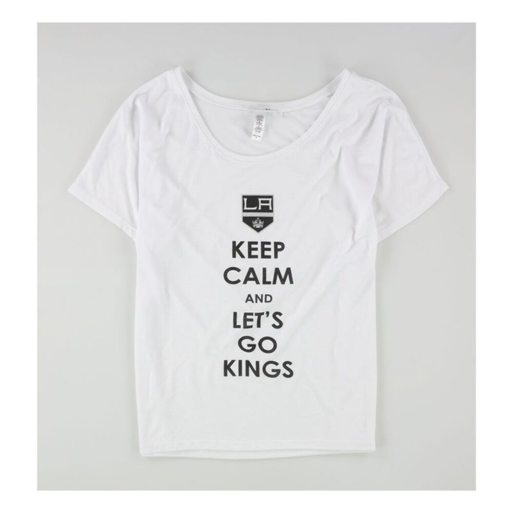Rinky Womens L.A. Kings Graphic T-Shirt, White, M, DM